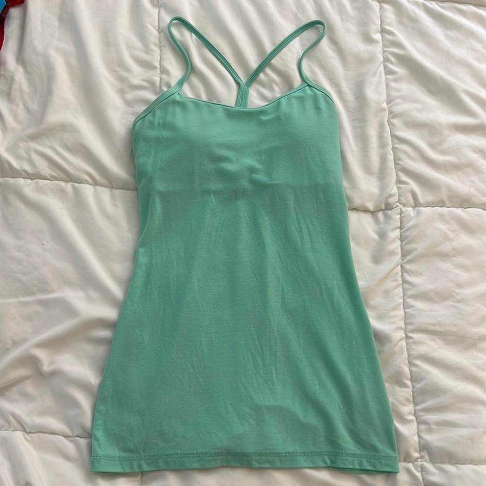 Lululemon mint green size 2 tank